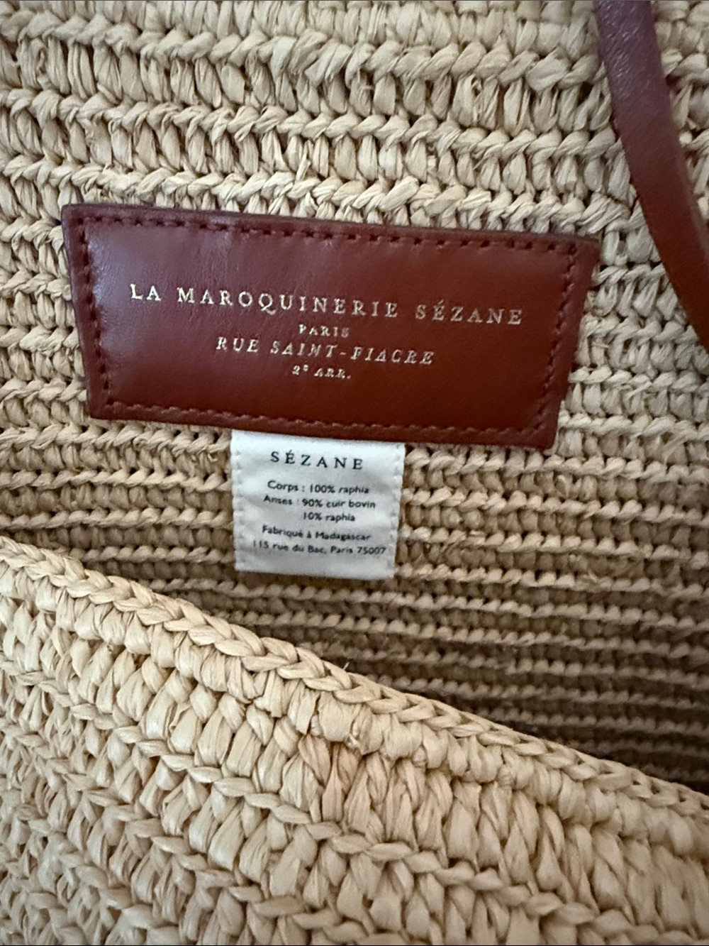 Sezane Paloma Basket Bag - Picture 4 of 10